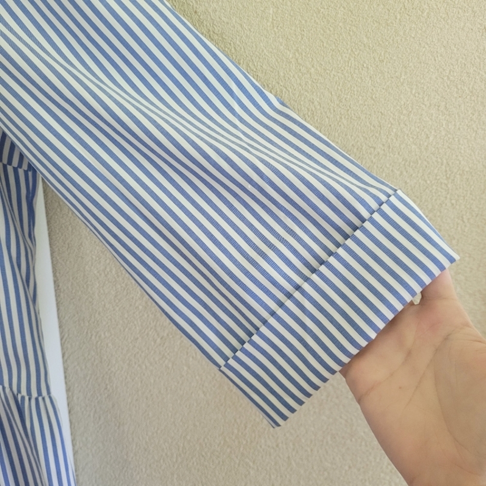 Tuckernuck Blue Striped Dress Size Medium With Flaw - Picture 3 of 7